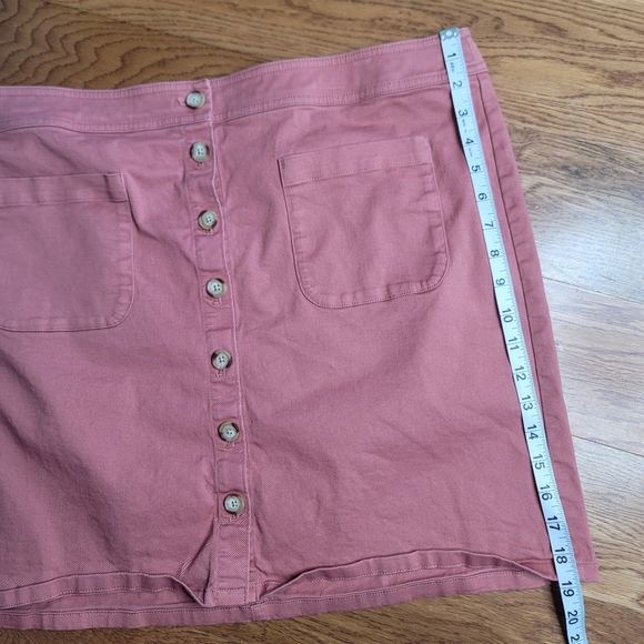 LOFT Skirt Button Front Size 16 - Picture 9 of 9